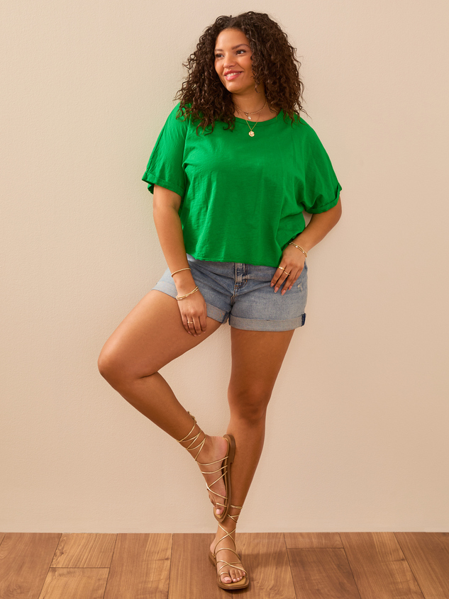 Michaela Boxy Tee - ARULA