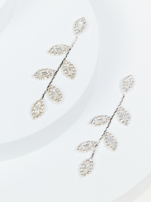 Rhinestone Vine Earrings - ARULA