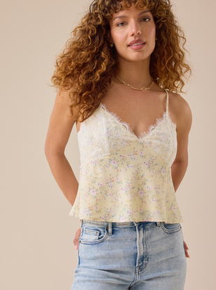 Blakelyn Lace Floral Tank - ARULA