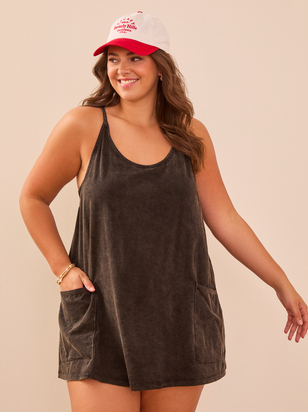 Hang Tough Mineral Wash Mini Dress - ARULA - 