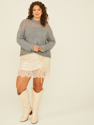 Marla Mock Neck Sweater - ARULA