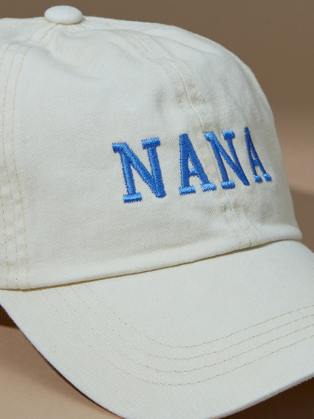 Nana Baseball Hat Detail 2 - ARULA