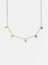 Star Dangles Necklace Detail 2 - ARULA