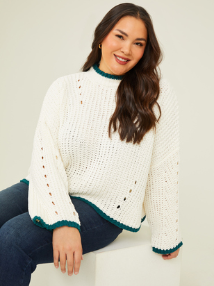 Knox Mock Neck Sweater - ARULA