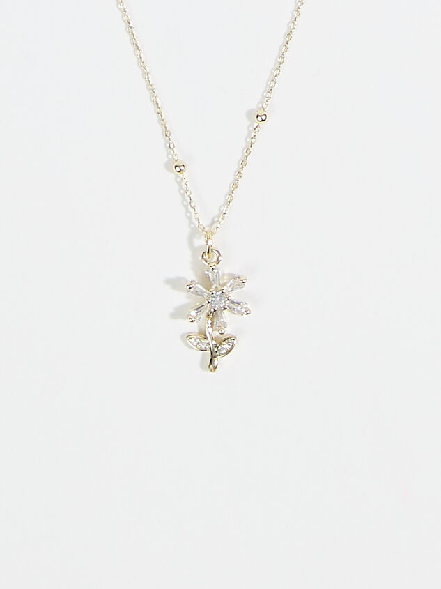 Crystal Daisy Necklace - ARULA
