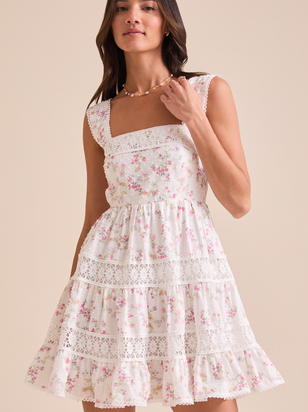 Ella Kate Floral Mini Dress - ARULA