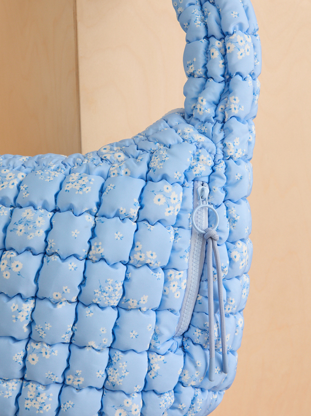 Proficient Floral Quilted Puffer Shoulder Bag Detail 3 - ARULA