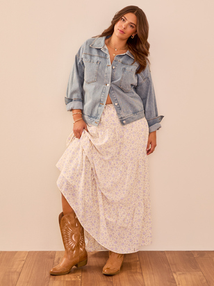 Hadley Floral Midi Skirt - ARULA