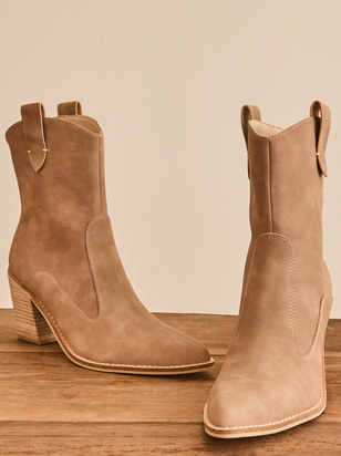 Tara Ankle Western Booties - ARULA