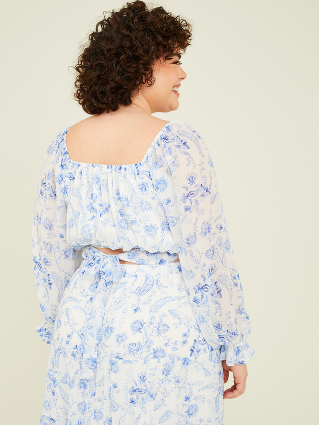 Bliss Floral Top Detail 5 - ARULA