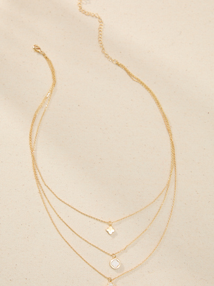 Clover Cascade Charm Necklace - ARULA