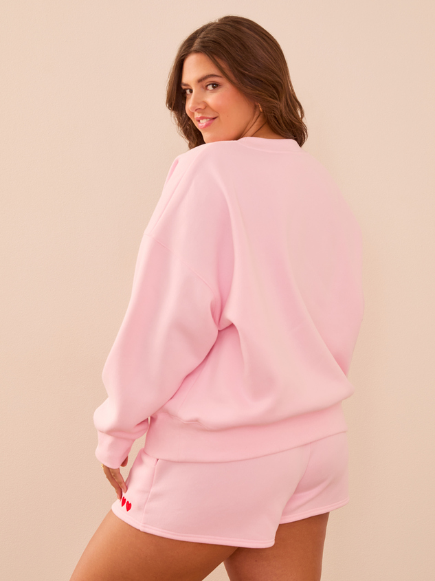 Heart Lounge Pullover Detail 4 - ARULA