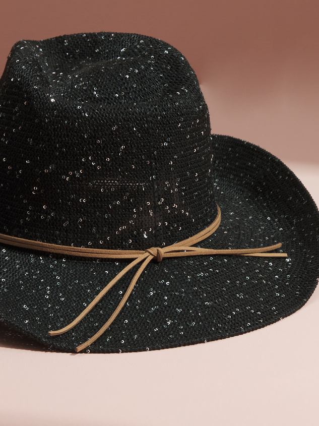 Harper Sequin Cowboy Hat Detail 3 - ARULA