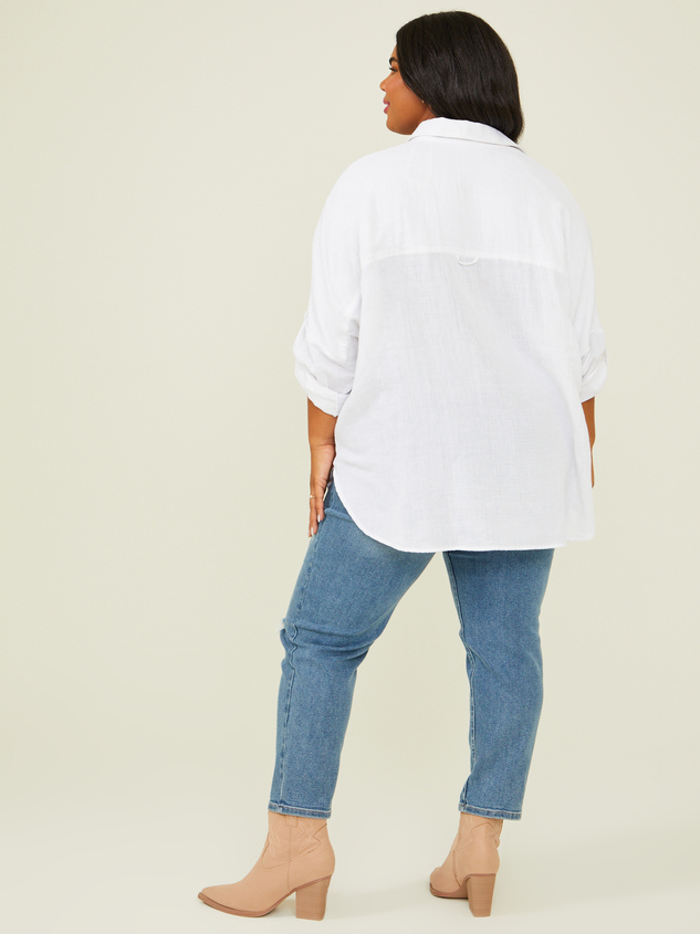 Stella Buttondown Top Detail 4 - ARULA