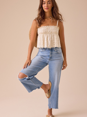 Casie Lace Babydoll Tank - ARULA