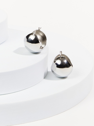 Sphere Hoop Earrings - ARULA