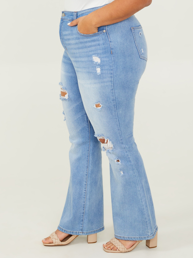 Galveston 34" Flare Jeans Detail 3 - ARULA