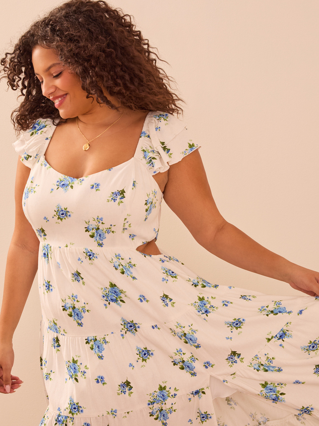 Lia Midi Dress Detail 3 - ARULA