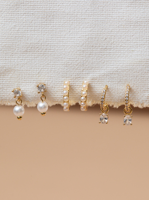 18K Gold Pearl Essentials Set - ARULA - 