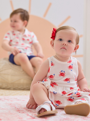 Crabby Cuties Dress and Bloomers Set - ARULA - 