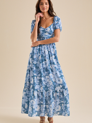 Clarey Floral Maxi Dress - ARULA - 