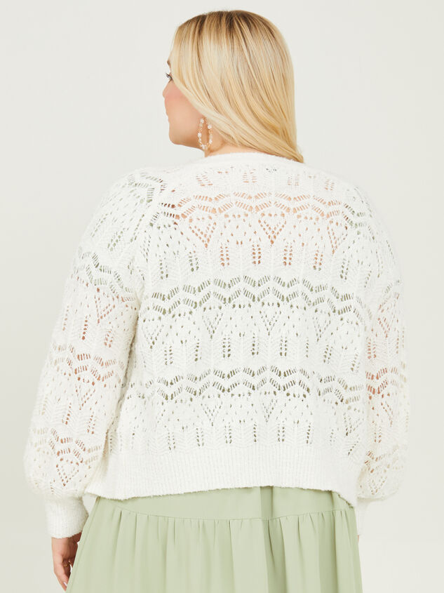 Emma Crochet Cardigan Detail 4 - ARULA