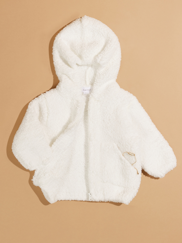 Cassy Chenille Hoodie Detail 2 - ARULA