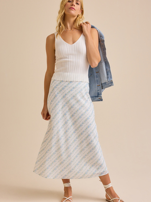 Livia Floral Midi Skirt - ARULA - 