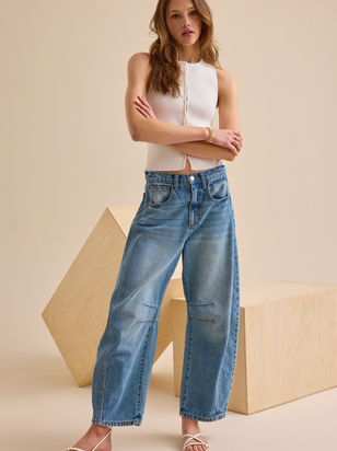 Ava Button Up Knit Top - ARULA