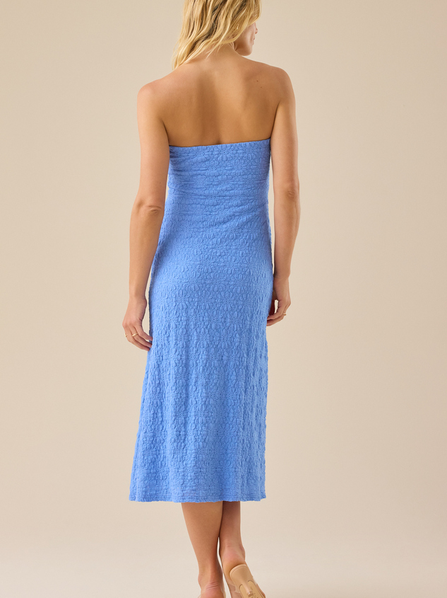 Claire Strapless Midi Dress Detail 5 - ARULA