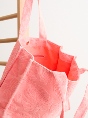 Palm Paradise Terry Knit Tote - ARULA