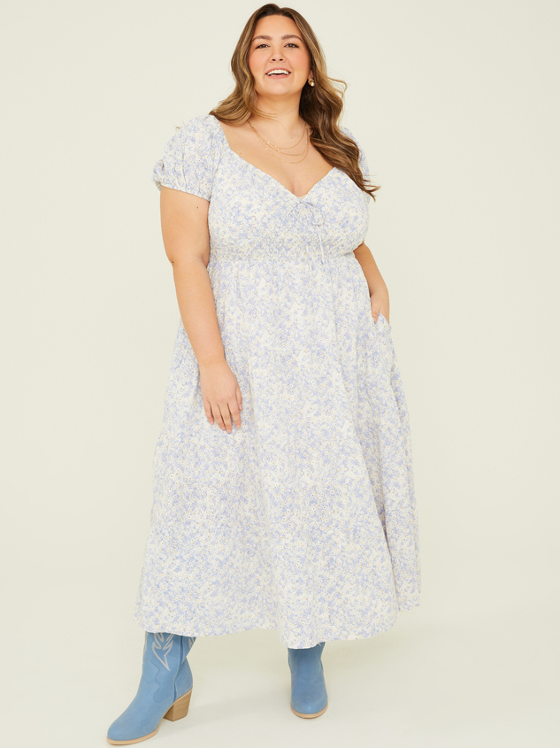 Claire Eyelet Floral Maxi Detail 2 - ARULA