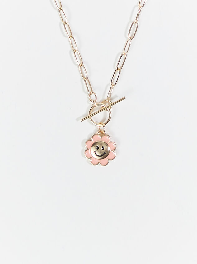 Daisy Smiley Necklace Detail 2 - ARULA
