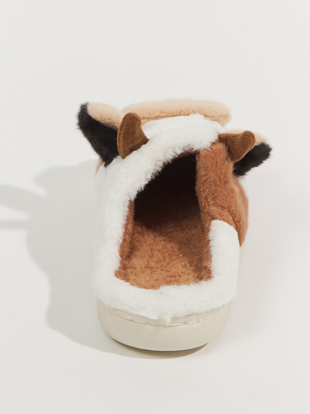Cow Slippers Detail 3 - ARULA