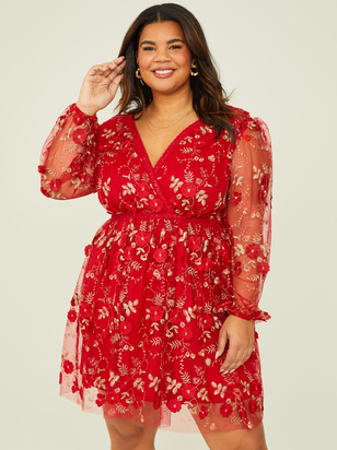 Long Sleeve Mini Caledonia Dress - ARULA