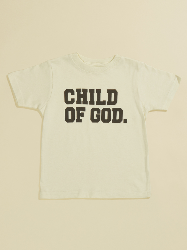 Child Of God Graphic Tee Detail 2 - ARULA
