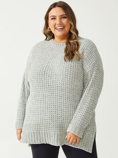 Larkin Chenille Tunic Sweater - ARULA