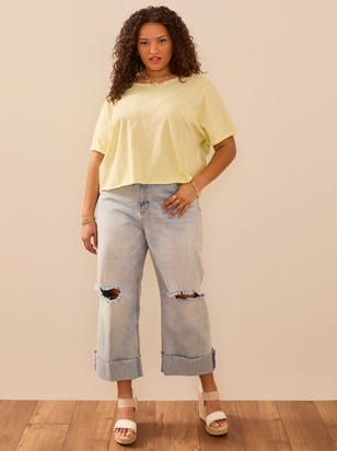 Michaela Boxy Tee - ARULA