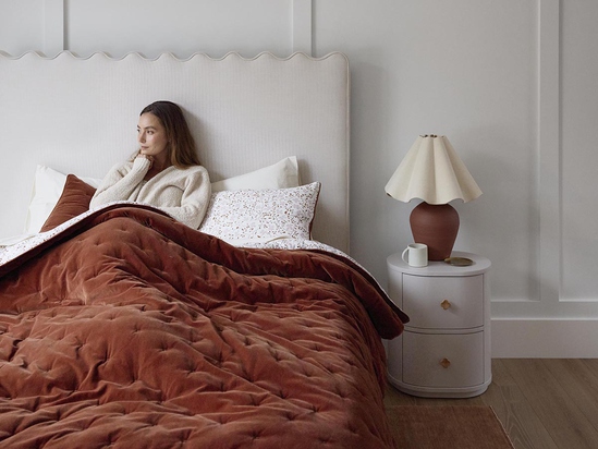 Lily Upholstered Bed - ARULA - 