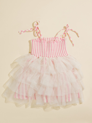 Charlotte Striped Tutu Dress - ARULA