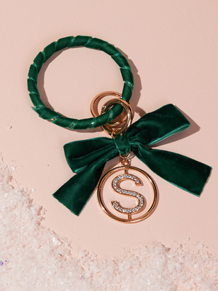 Velvet Monogram Keychain - S - ARULA