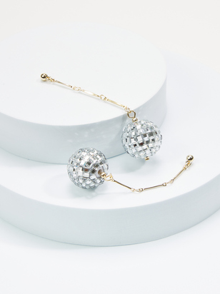 Disco Ball Dangle Earrings - ARULA
