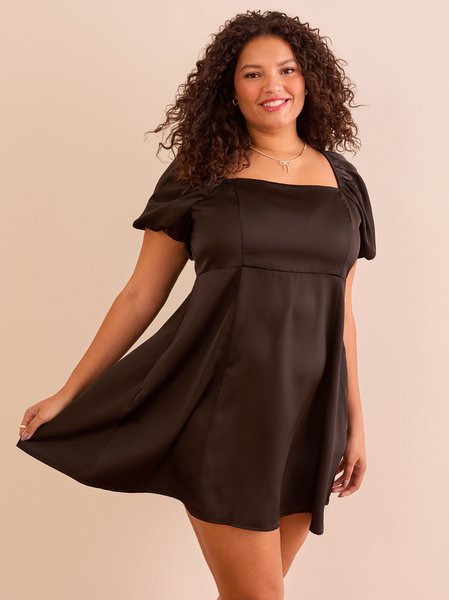 Nadia Satin Dress - ARULA