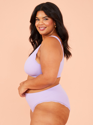 Seamless Ribbed High Leg Undie - ARULA
