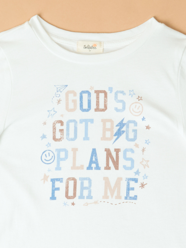 Gods Got Plans Tee Detail 2 - ARULA