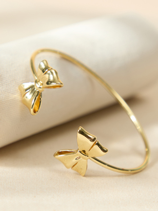 Statement Bow Cuff Bracelet - ARULA