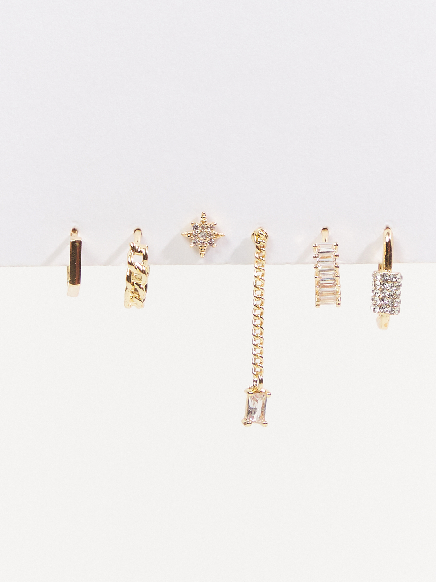 Mini hoop earring set hotsell