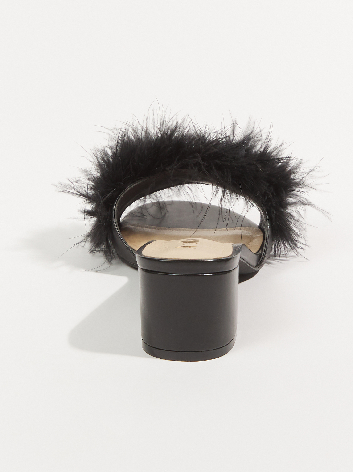 Wide width discount fur heels