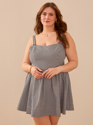 Remi Gingham Mini Dress - ARULA - 