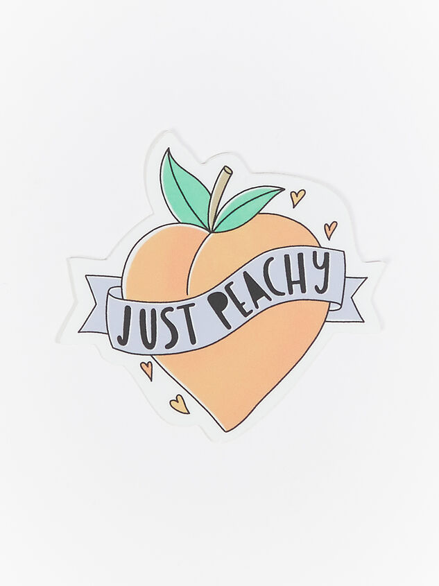 Just Peachy Sticker Detail 1 - ARULA